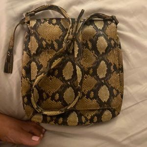 Liz Claiborne snakeskin crossbody purse